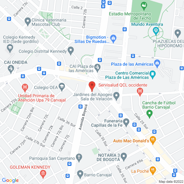 Mapa de Lavadero Puerto López
