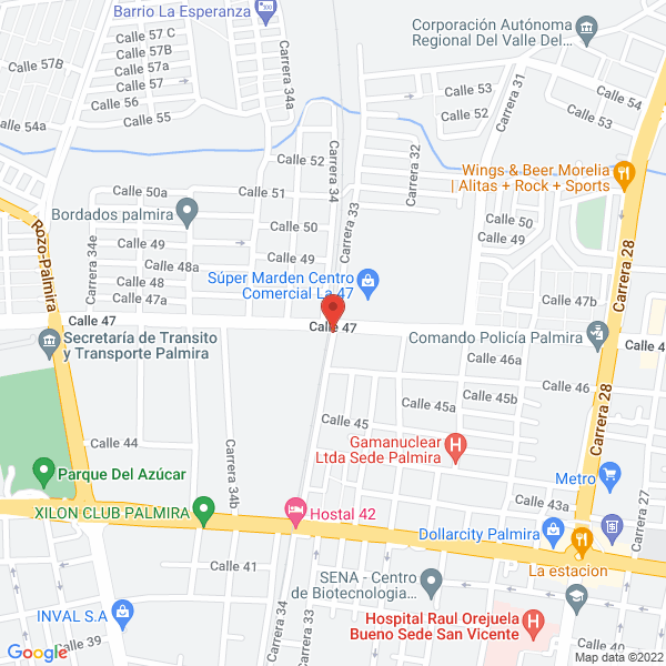 Map of Lavautos Y Motos Super 1