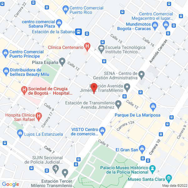 Mapa de Ferretería Ortiz