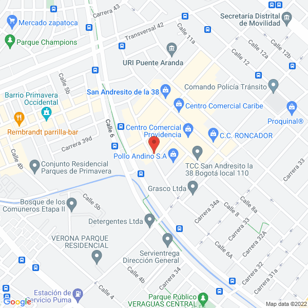 Map of Fibr-All-Car