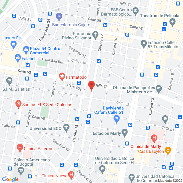 Mapa de Florería Liliana