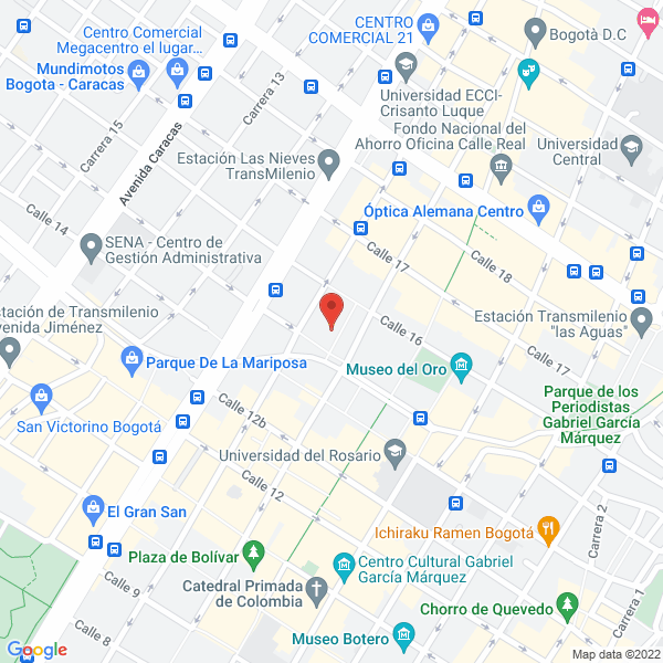 Mapa de Libreria Andrey