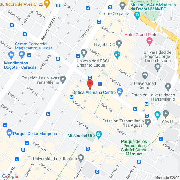 Map of Librería Solar Esotérica