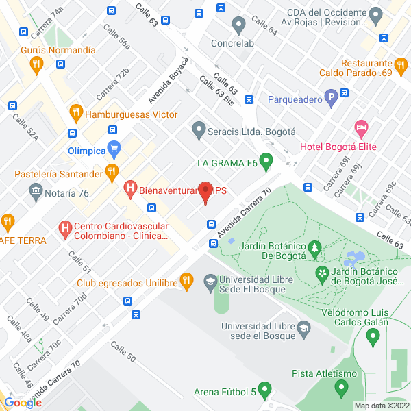 Map of Librería Y Papelería Futuro Ltda.