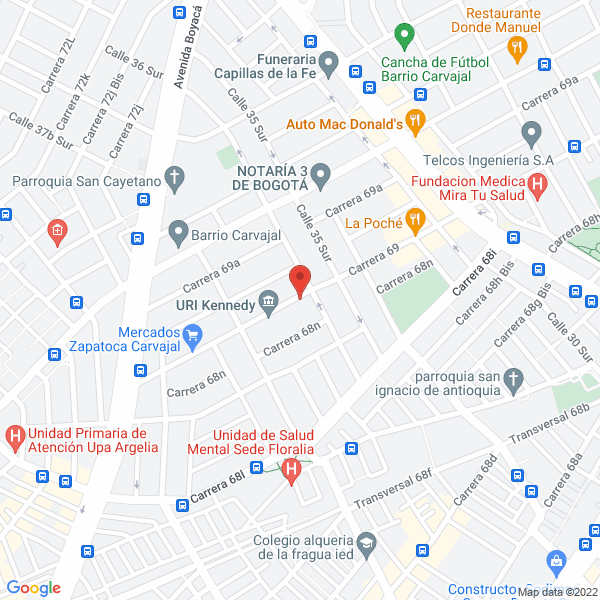 Map of Líneas Unidas Ltda.