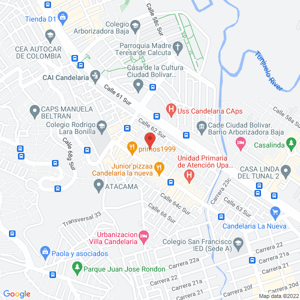 Map of Liquira De Colombia