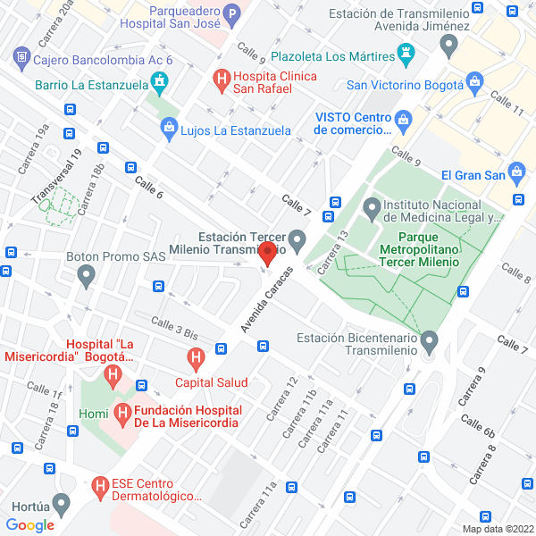 Mapa de Deposito San Luis