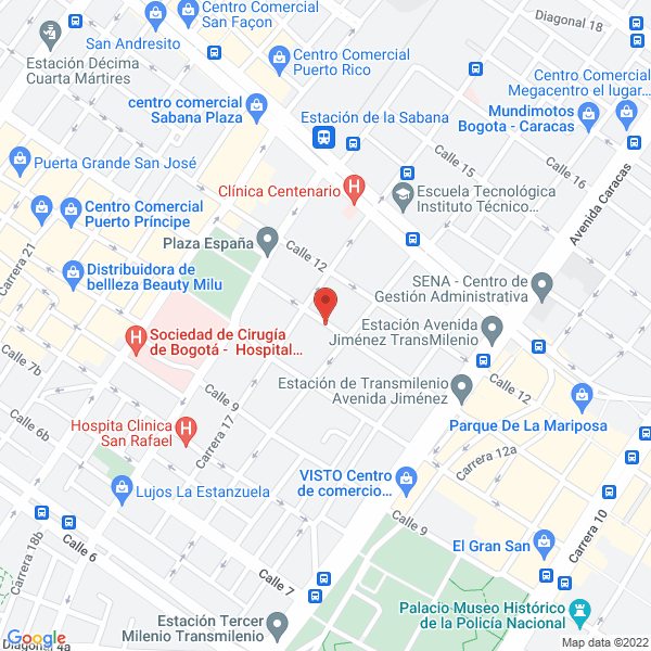 Mapa de Depósito Santa Rosa