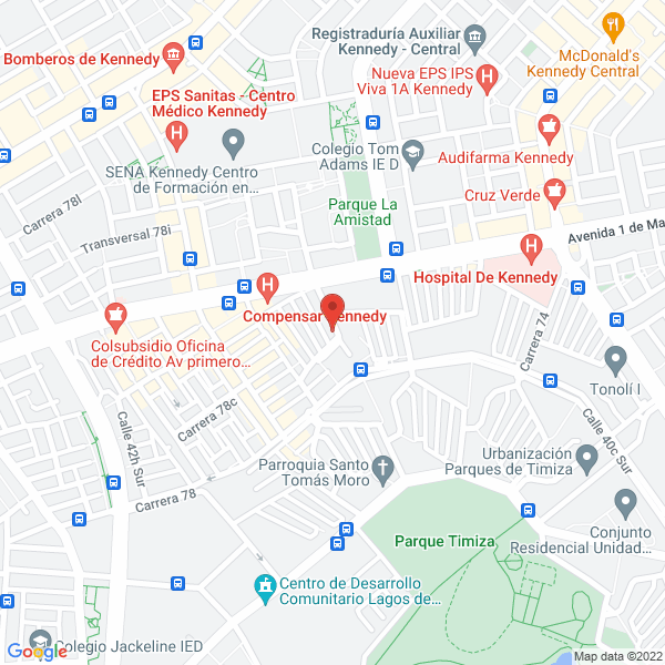 Mapa de Depósito Y Ferretería Rey