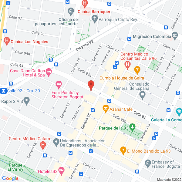 Map of Disarco