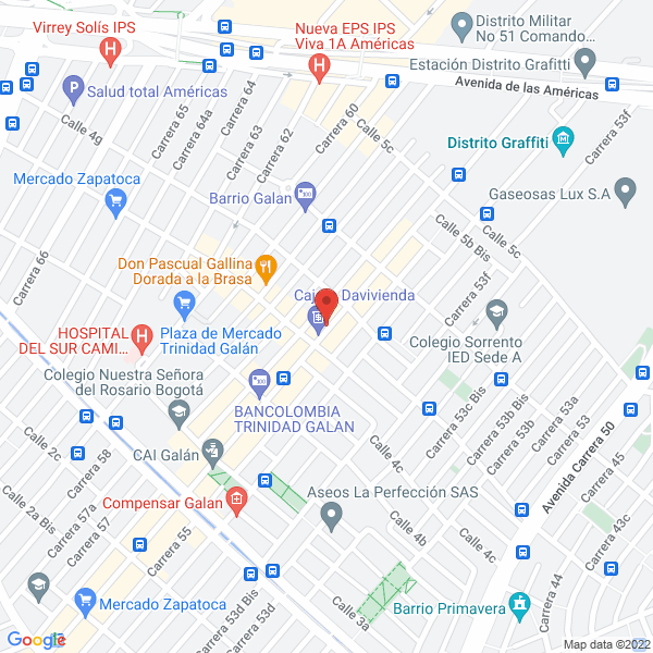 Mapa de Arcila María Nury