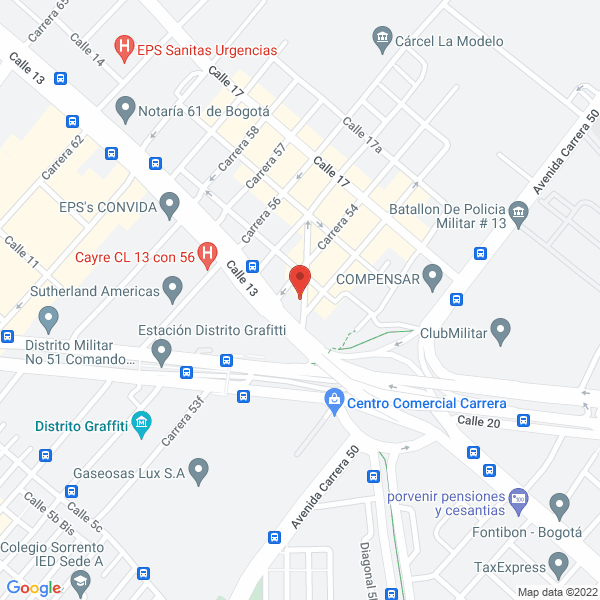 Map of Distribuidora Puente Aranda