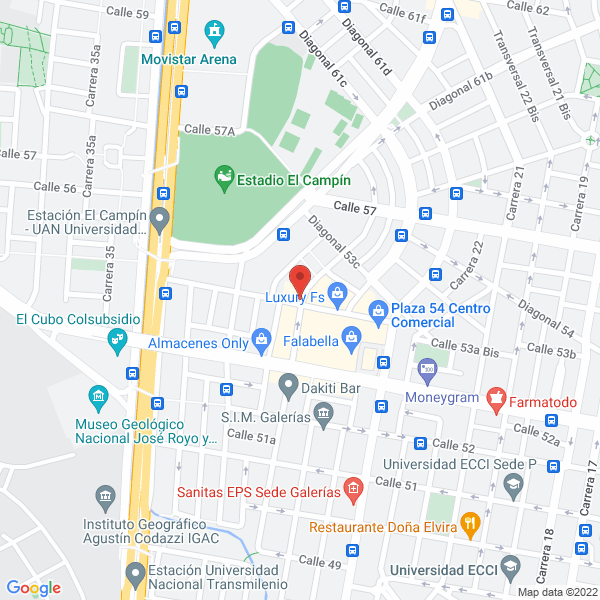 Map of Ditoys Colombia S.A.