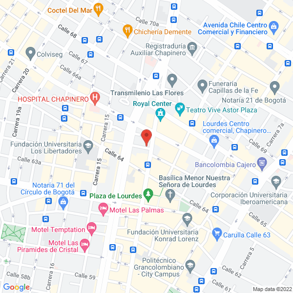 Map of Eléctricos Daluces Ltda.