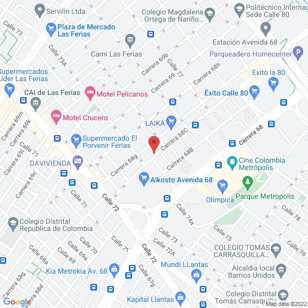 Map of Exonet Ltda