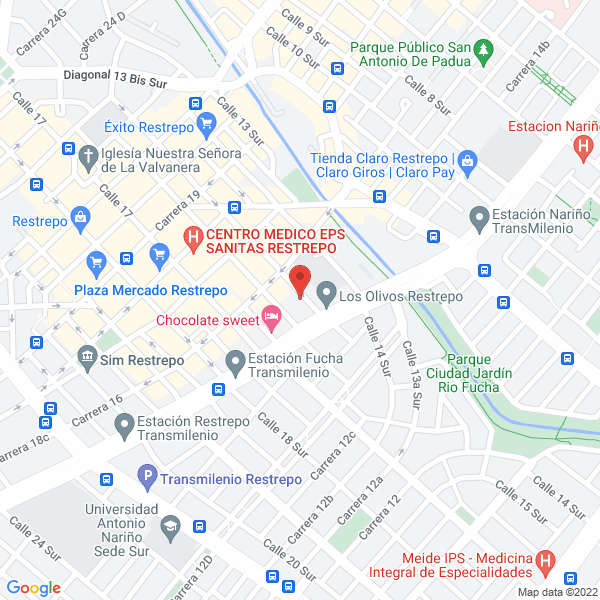 Map of Floristería Dayros