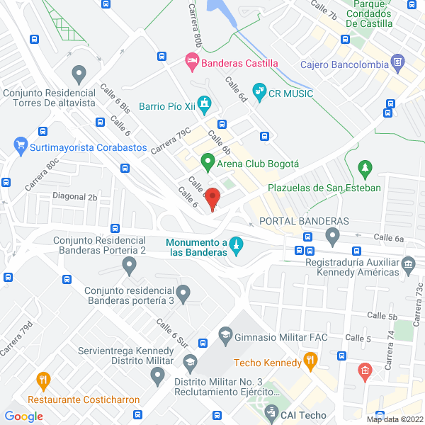 Map of Mazorca Verduras De La Sabana Ltda.