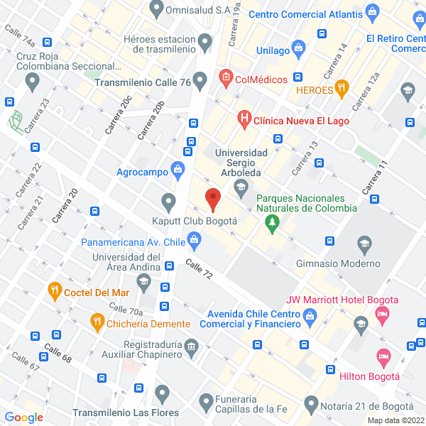 Map of Mbiente Verde Ltda.