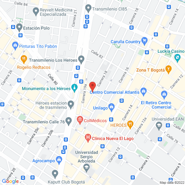 Map of Mc Computadores