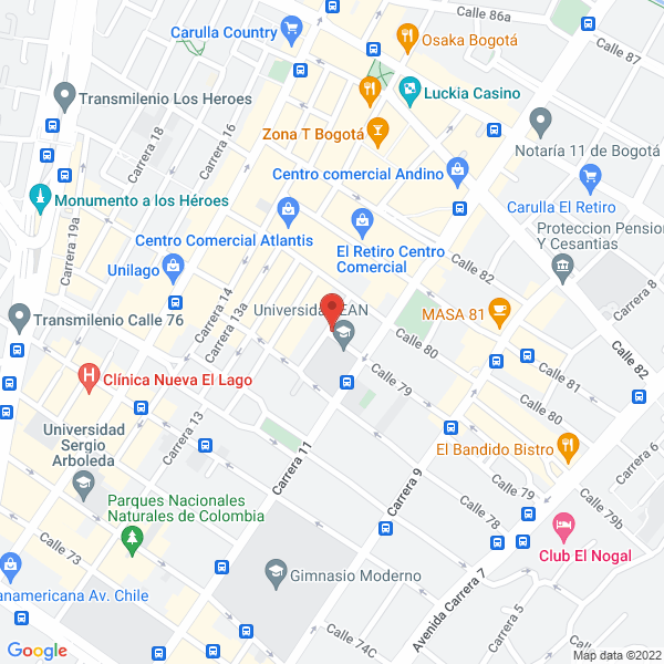 Map of Mcp .Asesor De Seguros
