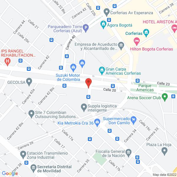 Map of Mission Produccions
