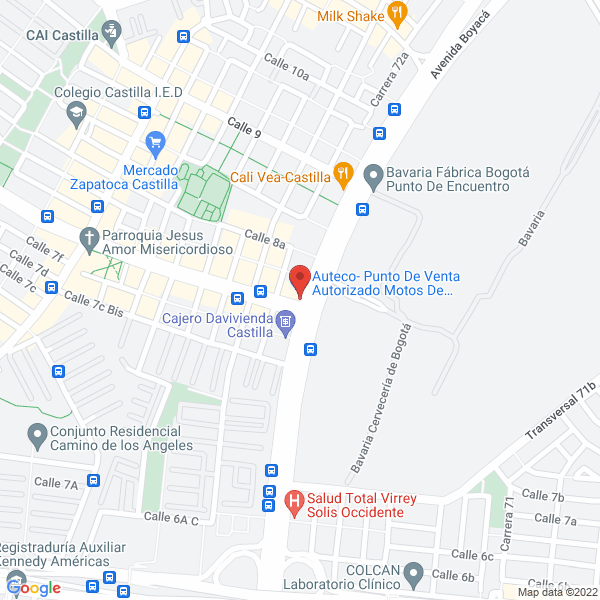Map of Motos De La Boyaca