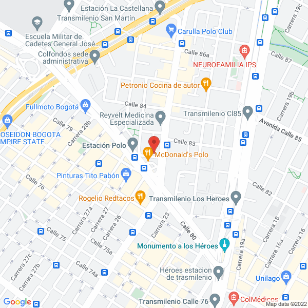 Map of Moya Hermanos Y Cia S En C
