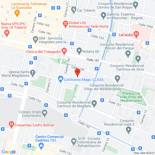 Map of Nuevas Tecnologías Ambientales