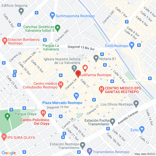 Map of Nuevasuelas Ltda