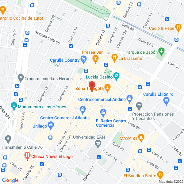 Map of Nueve Luna Maternidad