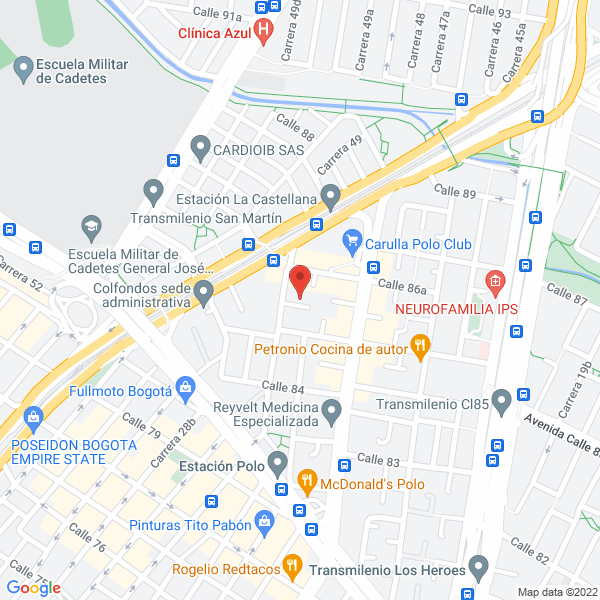 Map of O.M. Ingenieria Y Ambiente Ltda.