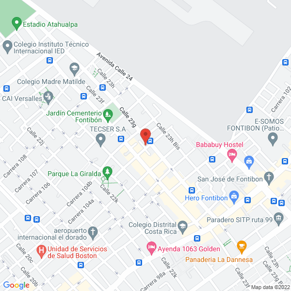 Map of Okara Suministros E.U.