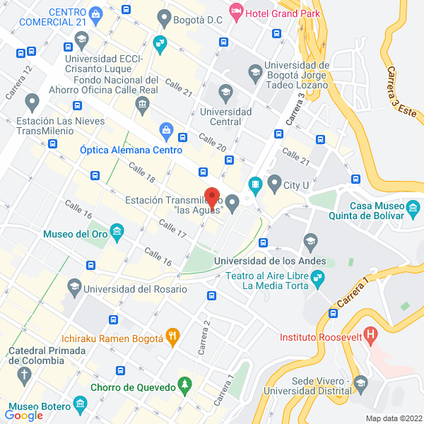 Map of One Lenguaje Center