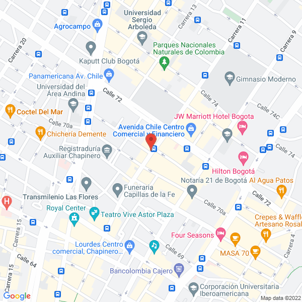 Map of Organización Noguera Camacho O.N.C. Ltda.