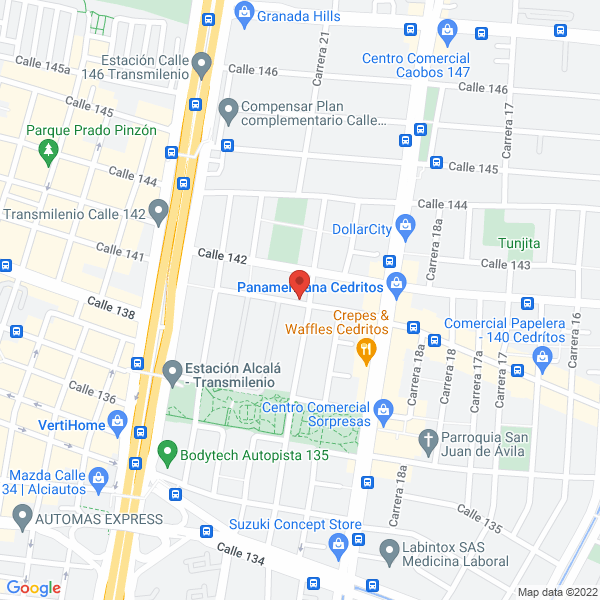 Map of Orix S.A.