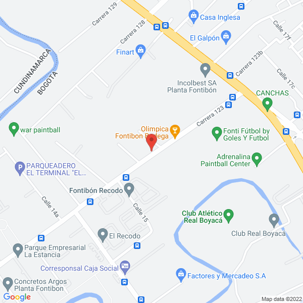 Map of Parqueaderos La Lucha