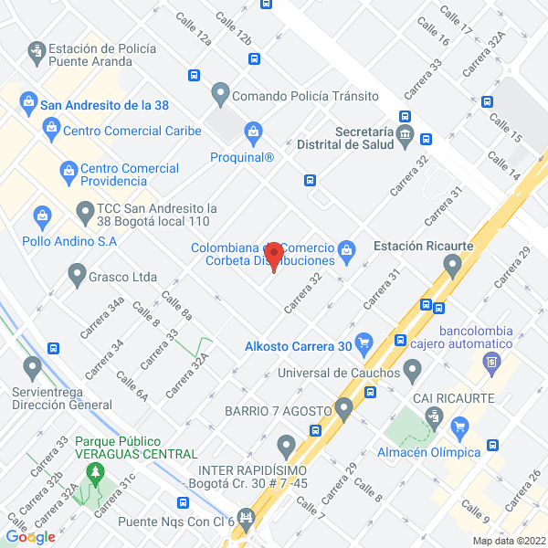 Map of Pintusolvex Ltda.