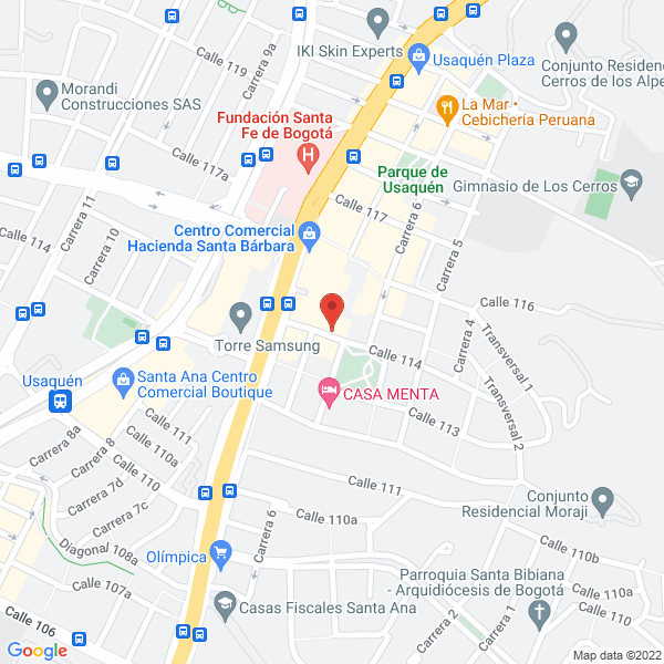 Map of Plazas Saldaña & Sociados