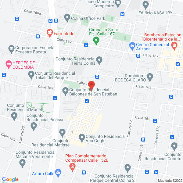 Map of Proyectos Y Suministros Gama Ltda.