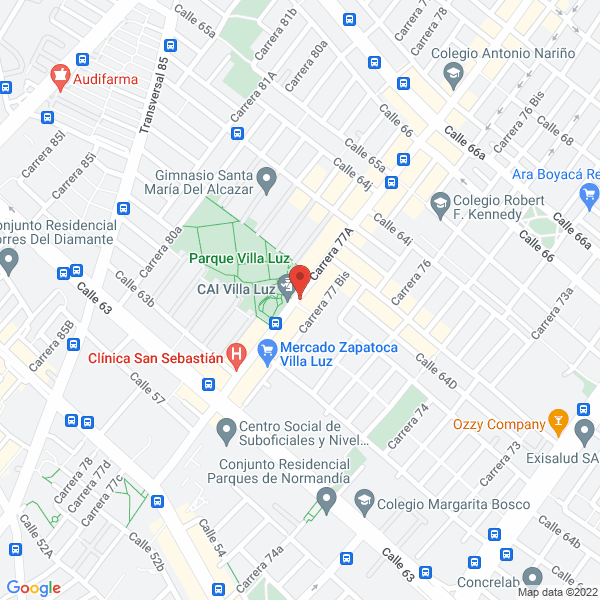 Map of Quesos Y Yogurth