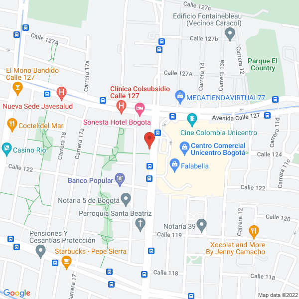 Map of Química Center Ltda.