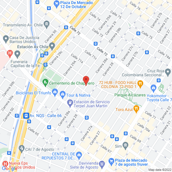 Map of Quimicos Albor Ltda.
