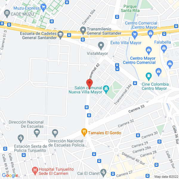 Map of Quinrey Y Cía