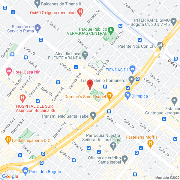 Map of Quirupos Ltda.