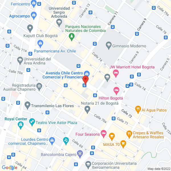 Map of R I G Colombia Ltda.
