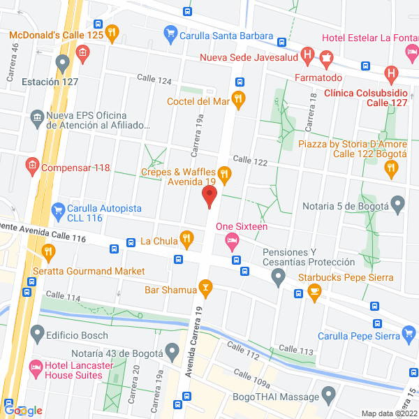 Map of R Y R Moreno Cía. Ltda.