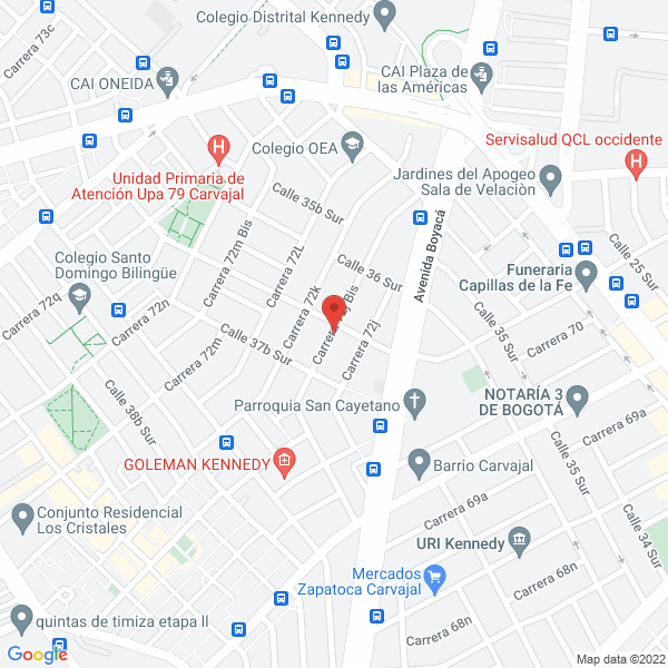Map of Rar Movimientos S.A.S.