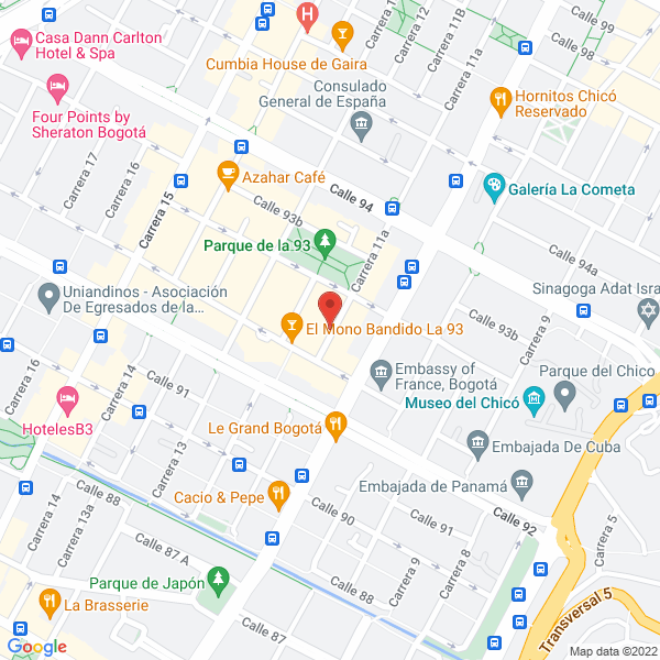 Map of Razas Tropicales