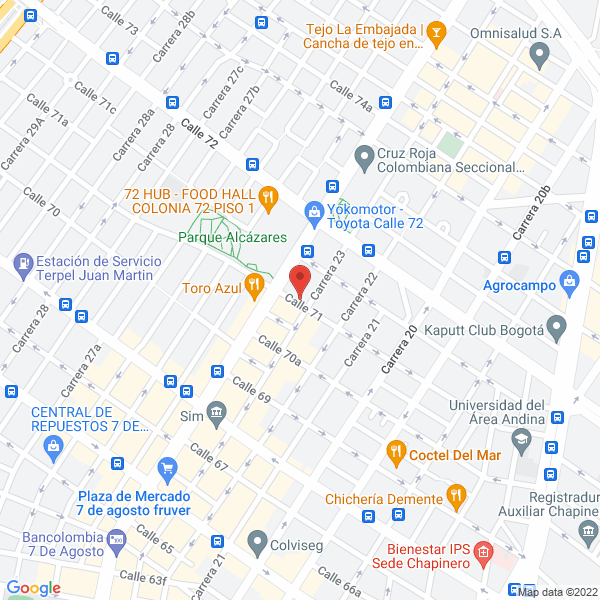 Map of Razón Social Imagen