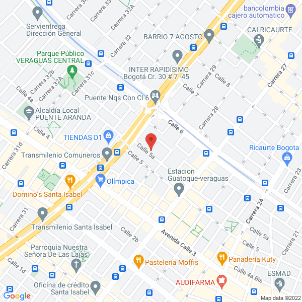 Map of Rc Publicaciones Ltda.